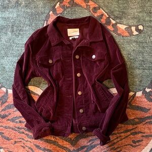 Universal Thread Maroon Jean Jacket